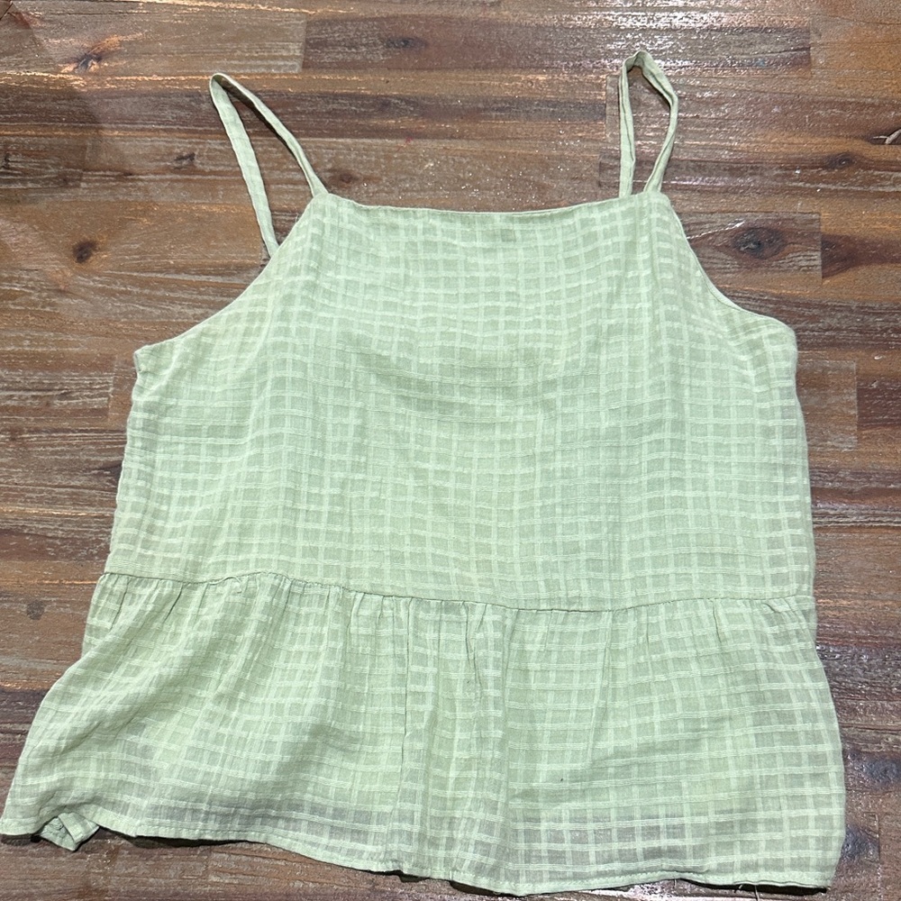 Girls Art Class Green Sleeveless Top size XL